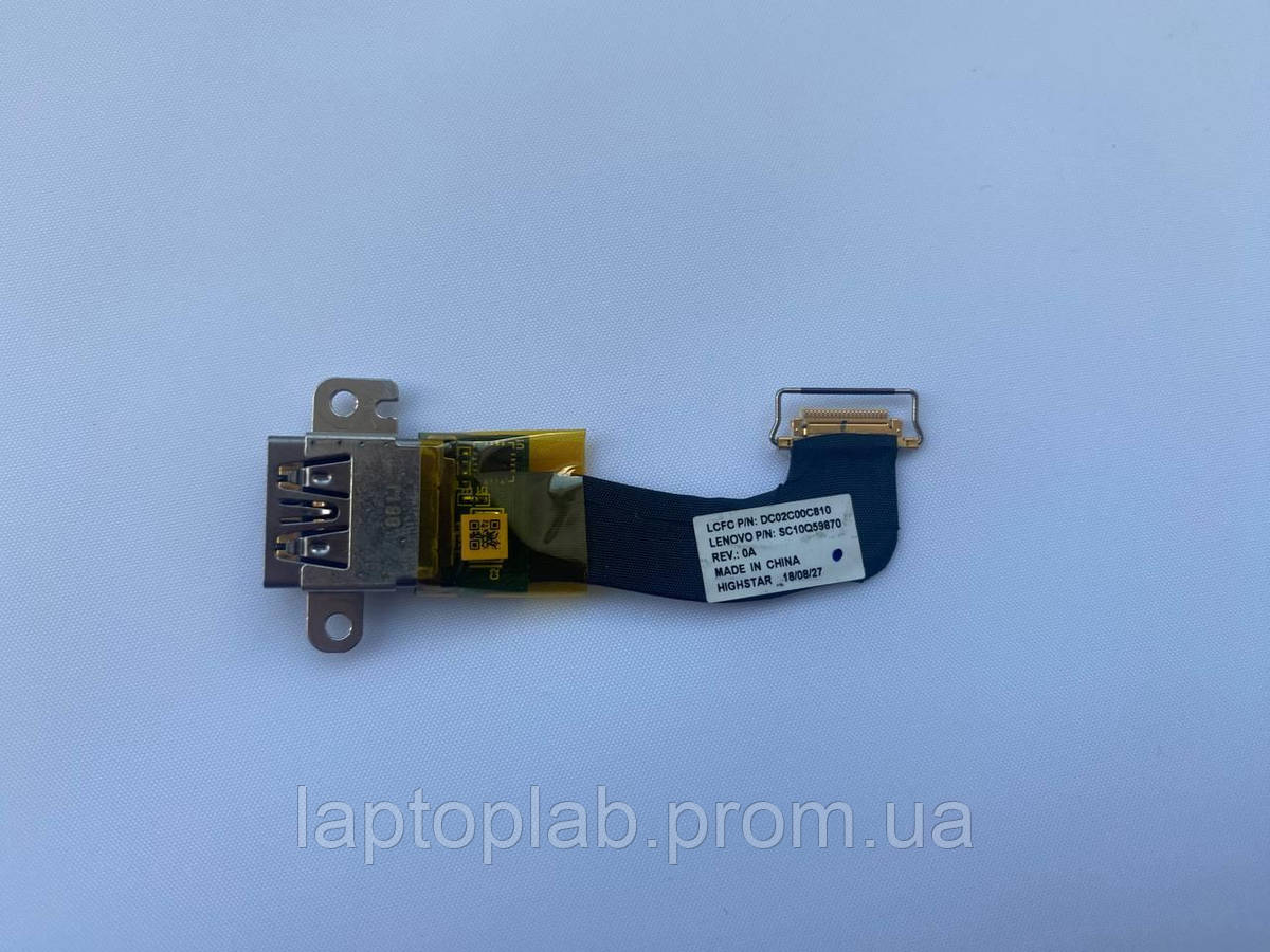 Плата з USB гніздом DC02C00C810 для ноутбука Lenovo Thinkpad X1 Carbon Gen 6
