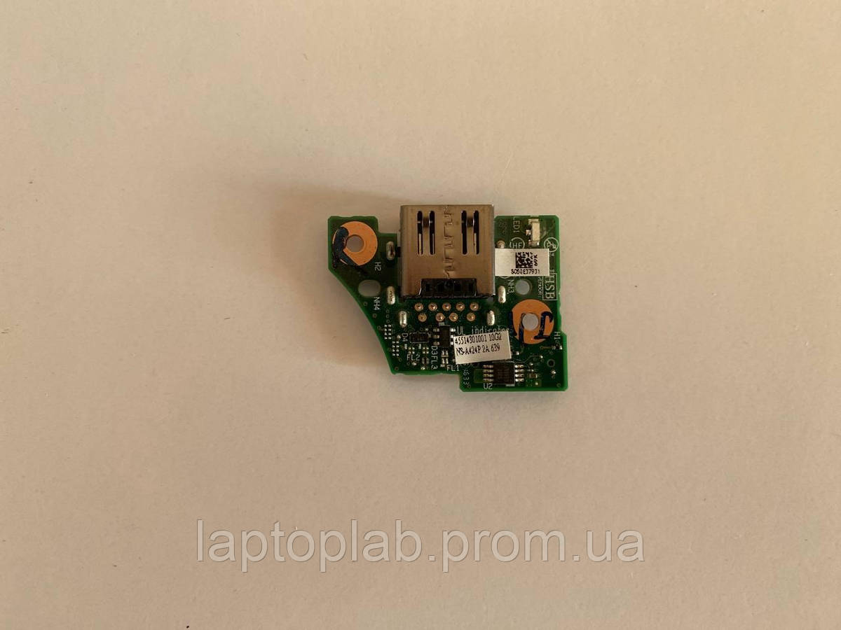 Плата з USB гніздом для ноутбука Lenovo Thinkpad T460s (NS-A424P 2A 639)