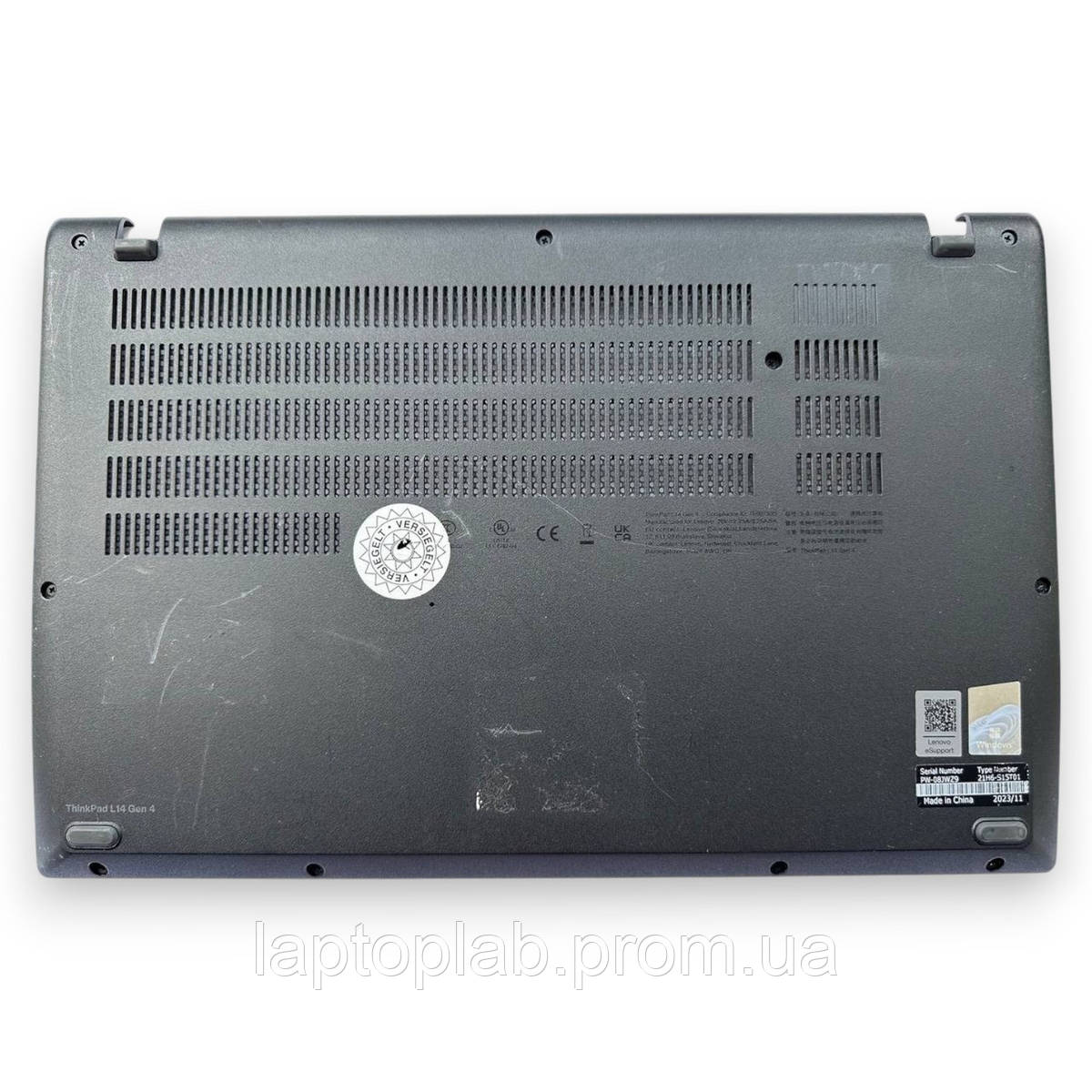 Нижня сервісна кришка поддон для ноутбука Lenovo Thinkpad L14 Gen 4
