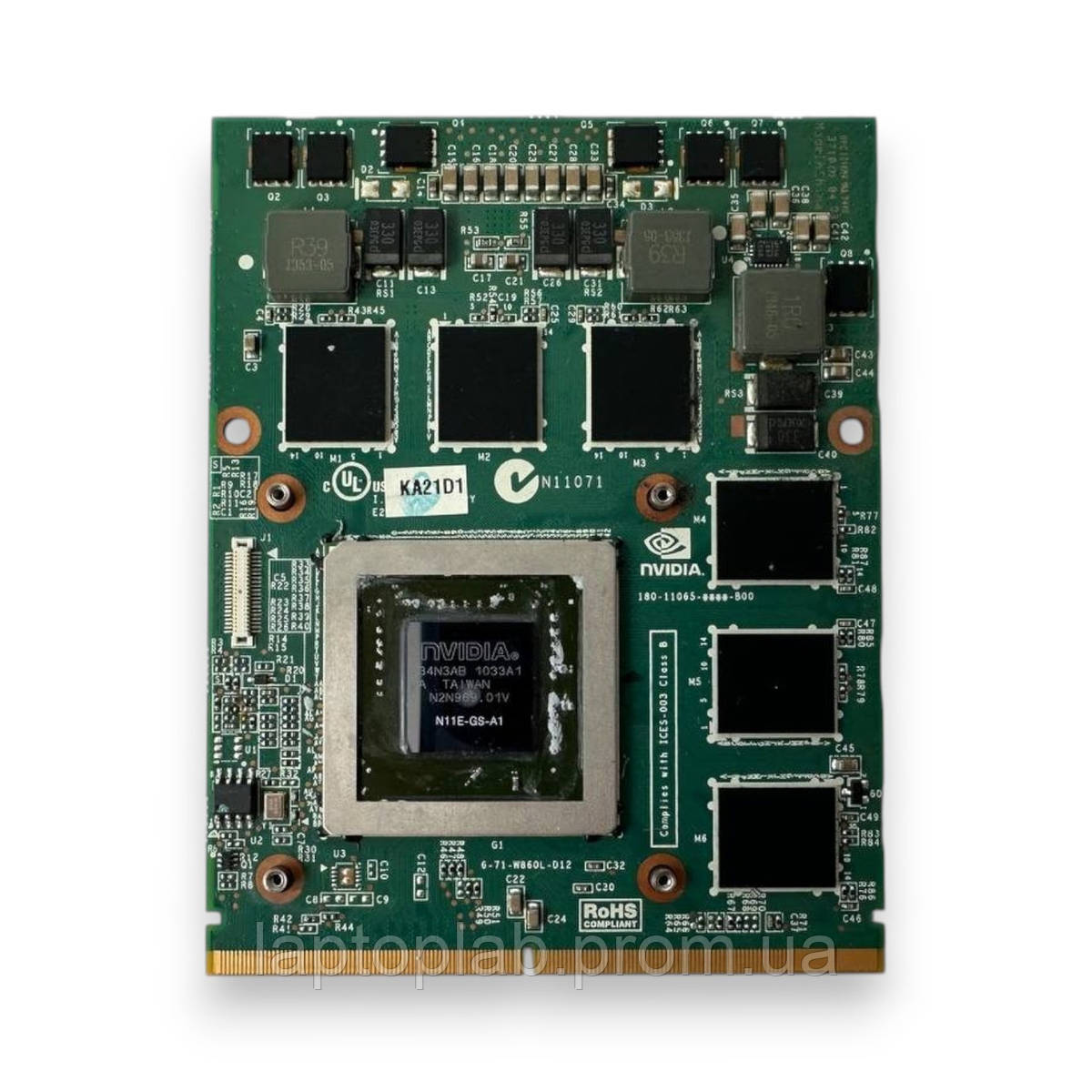 Оригінальна NVIDIA GeForce GTX 460M 1.5GB GDDR5 MXM 3.0 Type B Clevo / MSI / Alienware