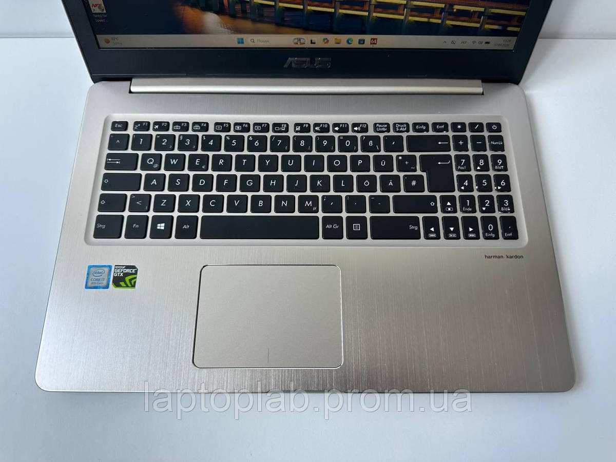 Ігровий ноутбук ASUS VivoBook Pro 15 N580GD 15.6" (i7-8750H / 16GB / SSD 256GB / GTX 1050 4GB) б/в - Зображення 3