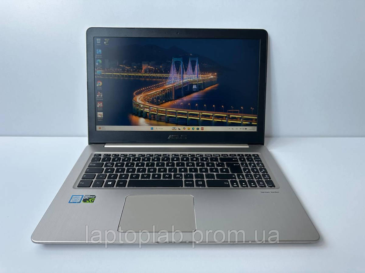 Ігровий ноутбук ASUS VivoBook Pro 15 N580GD 15.6" (i7-8750H / 16GB / SSD 256GB / GTX 1050 4GB) б/в - Зображення 2