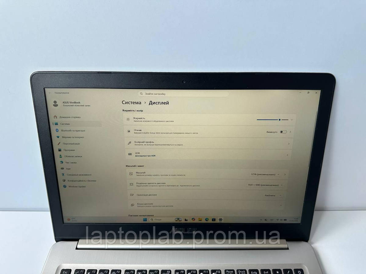 Ігровий ноутбук ASUS VivoBook Pro 15 N580GD 15.6" (i7-8750H / 16GB / SSD 256GB / GTX 1050 4GB) б/в - Зображення 6